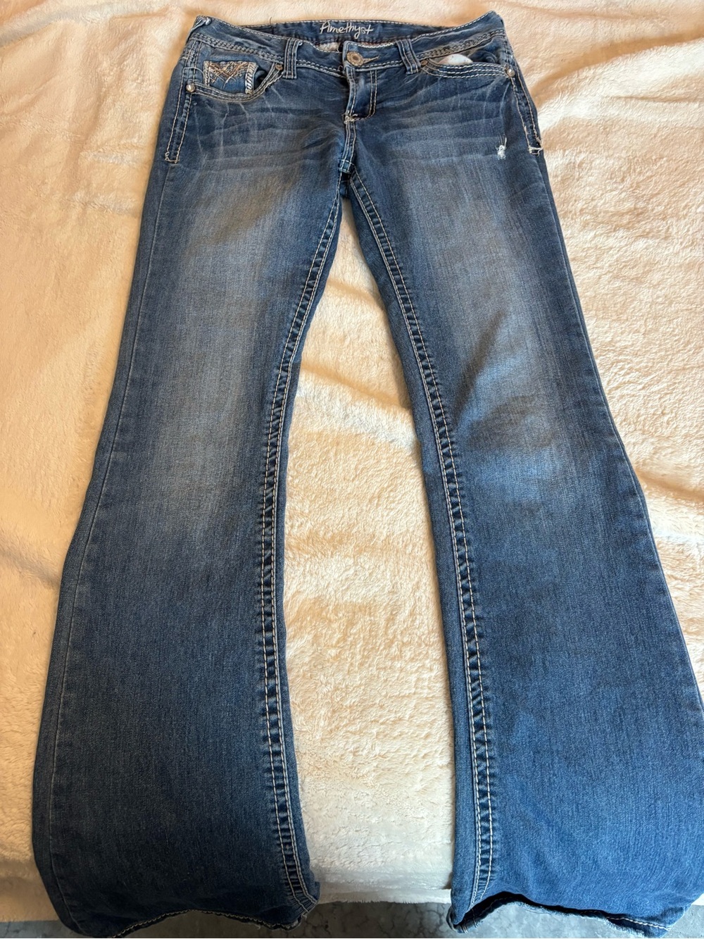 Amethyst Jeans Women's Medium Blue Flare Jeans